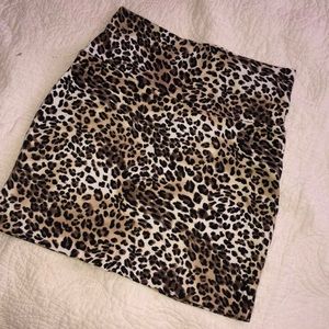 SOLD❗️❗️❗️NWOT Wet Seal Leopard print mini skirt